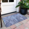 thumbnail image 6 of Addison Rugs Chantille Indoor/Outdoor Transitional Global Navy Washable Rectangle Rug, 1'8" x 2'6", 6 of 6