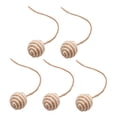 thumbnail image 1 of 5 piezas de juguetes para gatos, bolas de Sisal, bolas de cuerda de cáñamo para gatos, juego automático, gatito persiguiendo y jugando, cuerda larga, 45 cm marrón, 1 of 8