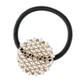 thumbnail image 2 of Fabricmotos pelo scrunchies pelo elástico  para mujer perlas de moda dorado Yuyangstore  Gomas para el pelo para mujer, 2 of 8