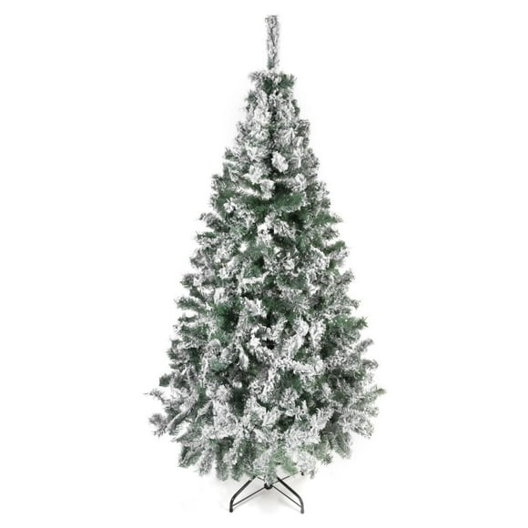 Árbol de Navidad Naviplastic Glaciar color Verde nevado de 190 cm