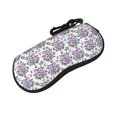 thumbnail image 2 of Picia Violets Flowers Print Sunglasses Case, Eyeglasses Case Protector Large Glasses Case, Key Lock Case Protective Glasses Holder Eyeglasses Cases, 2 of 8