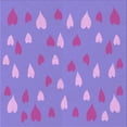 thumbnail image 1 of Ahgly Company Indoor Square Patterned Purple Plum Purple Area Rugs, 8' Square, 1 of 6