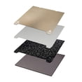 thumbnail image 1 of Riwcyla PEI PEO Plaque de Construction Lit d'Impression 3D Surface PEI Texturée + Surface PEO Lisse Plateforme Flexible en Acier à Ressort Magnétique Compatible avec Ender,3 / Ender,3 /End,5 /K1 Imprimantes 3D, 235*235MM avec, 1 of 6
