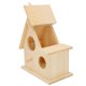 thumbnail image 3 of Nidos De Pájaros De Madera Para Anidar, Caja De Cría Para Exteriores, Jaula Para Pájaros Para Decoración De Jardín, Patio Trasero Y Balcón, 3 of 7