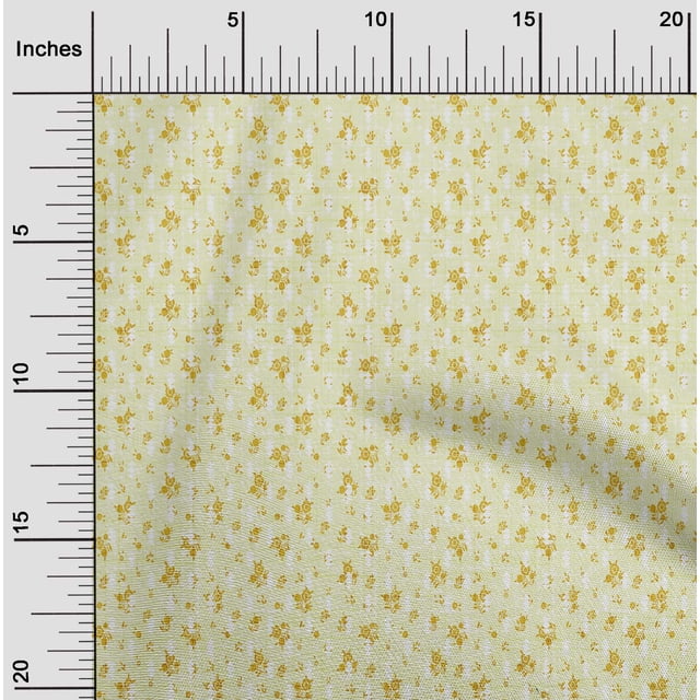 oneOone Polyester Lycra Primrose Fabric Floral & Texture Fabric For Sewing Printed Craft Fabric By The Yard 56 Inch Wide
