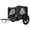 Black,Dark Gray, variant on Heavy Duty Collapsible Pet Bike Trailer, 16-Inch All-Terrain Wheels & Universal Hitch, Foldable Dog Carrier Cart for Bicycles,Black