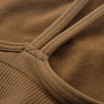 thumbnail image 4 of Wang6 Womens Spaghetti Strap Cropped Camisole Ribbed Workout Sports Bras Wireless Seamless Longline Bras Front Cross Bandage Yoga Fitness Gym Top Coffee L, 4 of 4