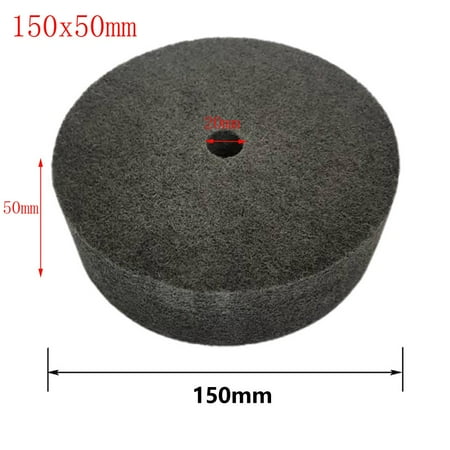 

75-250mm Nylon Fiber Non-woven Polishing Wheel Abrasive Grinding Buffing Pad 7P