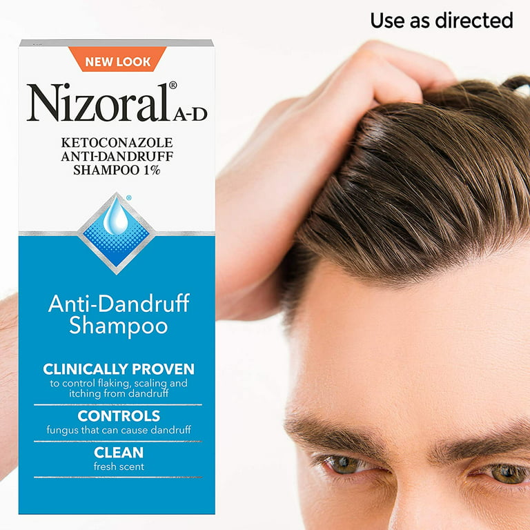 3 Pack Nizoral A-D Ketoconazole 1% Shampoo - 7 oz (200 mL) - Walmart.com