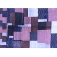 thumbnail image 1 of Ahgly Company Machine Washable Indoor Rectangle Abstract Blue Contemporary Area Rugs, 5' x 7', 1 of 4