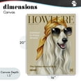 thumbnail image 4 of Stupell Industries Contemporary Howlure Dog Fashion Magazine Canvas Art, 16 x 20, by A Barefoot Stylist, 4 of 8