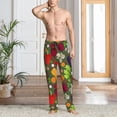 thumbnail image 5 of Vsdgher Begetable Print Mens Pajama Pants Sleep & Lounge Pants, PJ Bottoms With elastic waistb and Pockets, 5 of 5