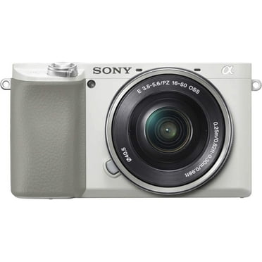 Sony Alpha A6100 Mirrorless Camera with 16-50mm Zoom Lens (White)