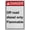 Warning Sign 5, variant on Weatherproof Vertical ANSI ESD Static Sign (Flammable or explosive static spark could ignite vapors Use static grounding cables when transferring liquids) 8 in" x 12 in" UV Resistant Sign