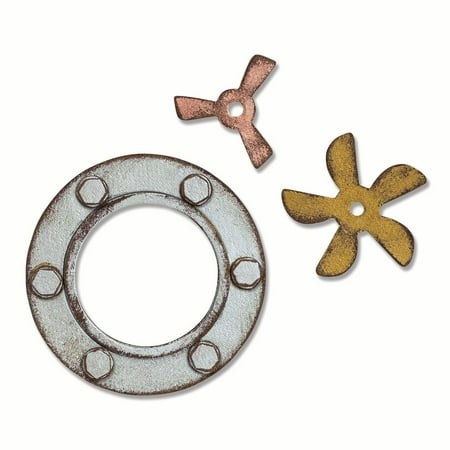 UPC: 0630454257820 | Sizzix Bigz Die Steampunk Parts by Tim Holtz