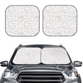 thumbnail image 6 of Lsque Poodle Dog 2 PCS Windshield Sun Shade | CarFoldable Window Covers | Car Accessories Reflect UV for Universal Cars SUV Truck | Medium, 6 of 7