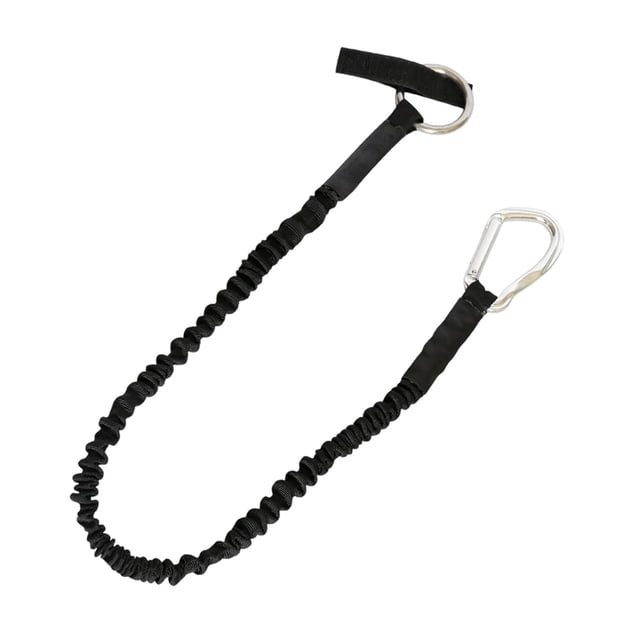 amagogo Kayak Tow Tether With Carabiner Rescue Rope Water Rescue Elastic Traction Pull Rope Oxtail Rope Aluminum Polyester Protective Equipment Suitable for emergency response without Reflective