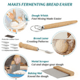 thumbnail image 3 of Banneton Bread Proofing Basket,Sourdough Bread Kit,9" Round & 10" Oval,Bread Making Tools and Supplies,Include Linen Liner, Bread Bag, Danish Dough Whisk, Bread Lame, Bowl Scraper,Dough Scraper Kit, 3 of 7