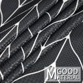 thumbnail image 4 of KSEERBABALL Black and White Herringbone Shower Curtain, 72"x72" Machine Washable, 4 of 6
