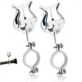 thumbnail image 1 of 2Pcs Clarinet Lyre Holder Music Clip for Marching Band Clarinet Sheet Music Clip Stand for Practicing Beginners, 1 of 7
