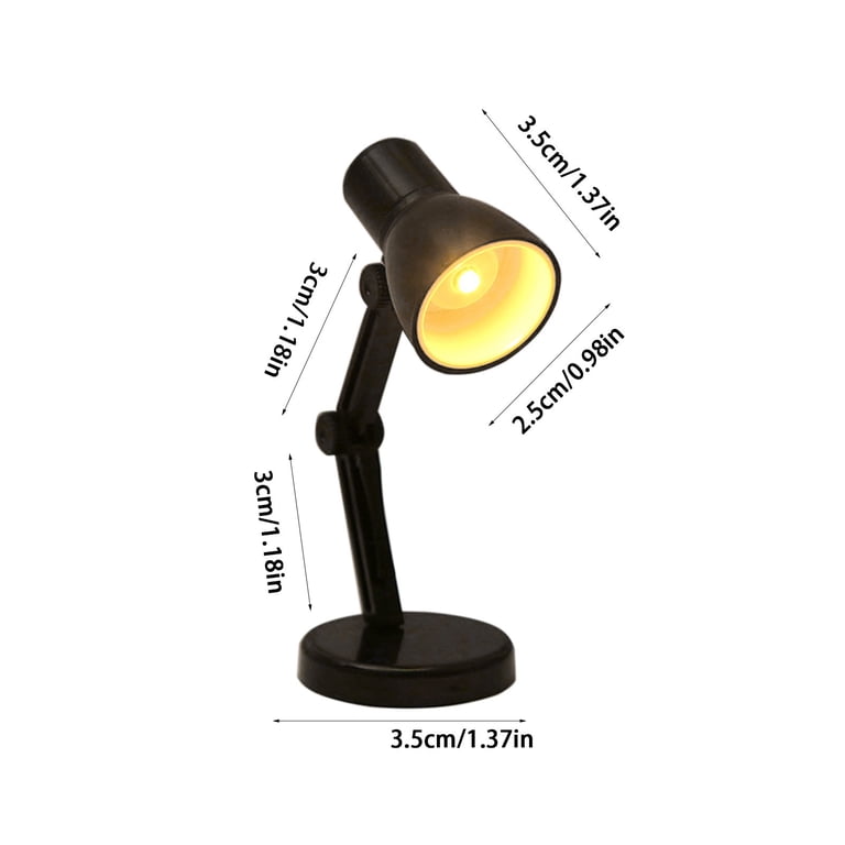 RXIRUCGD Mini Small Desk Lamp LED Folding Portable Small Night