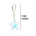 thumbnail image 3 of LTC Designs Austrian Crystal Aurora Borealis Star Drop Lever-back Earrings, 3 of 7