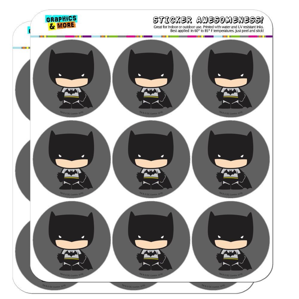 Batman Cute Chibi Character Planner Calendar Scrapbooking Crafting Stickers  