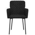 thumbnail image 2 of vidaXL Dining Chairs 2 pcs Black Velvet, 2 of 5