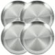 thumbnail image 1 of Bandeja para hornear Pizza de acero inoxidable, bandeja redonda para Pizza, utensilios para horno, 4 Uds., 1 of 5