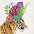 thumbnail image 2 of Tava Studios 15x15 Black Ornate Wood Framed with Double Matting Museum Art Print Titled - Royale Tiger, 2 of 4
