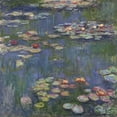 thumbnail image 2 of Monet, Claude 26x26 Black Ornate Wood Framed with Double Matting Museum Art Print Titled - Water Lilies, 2 of 4