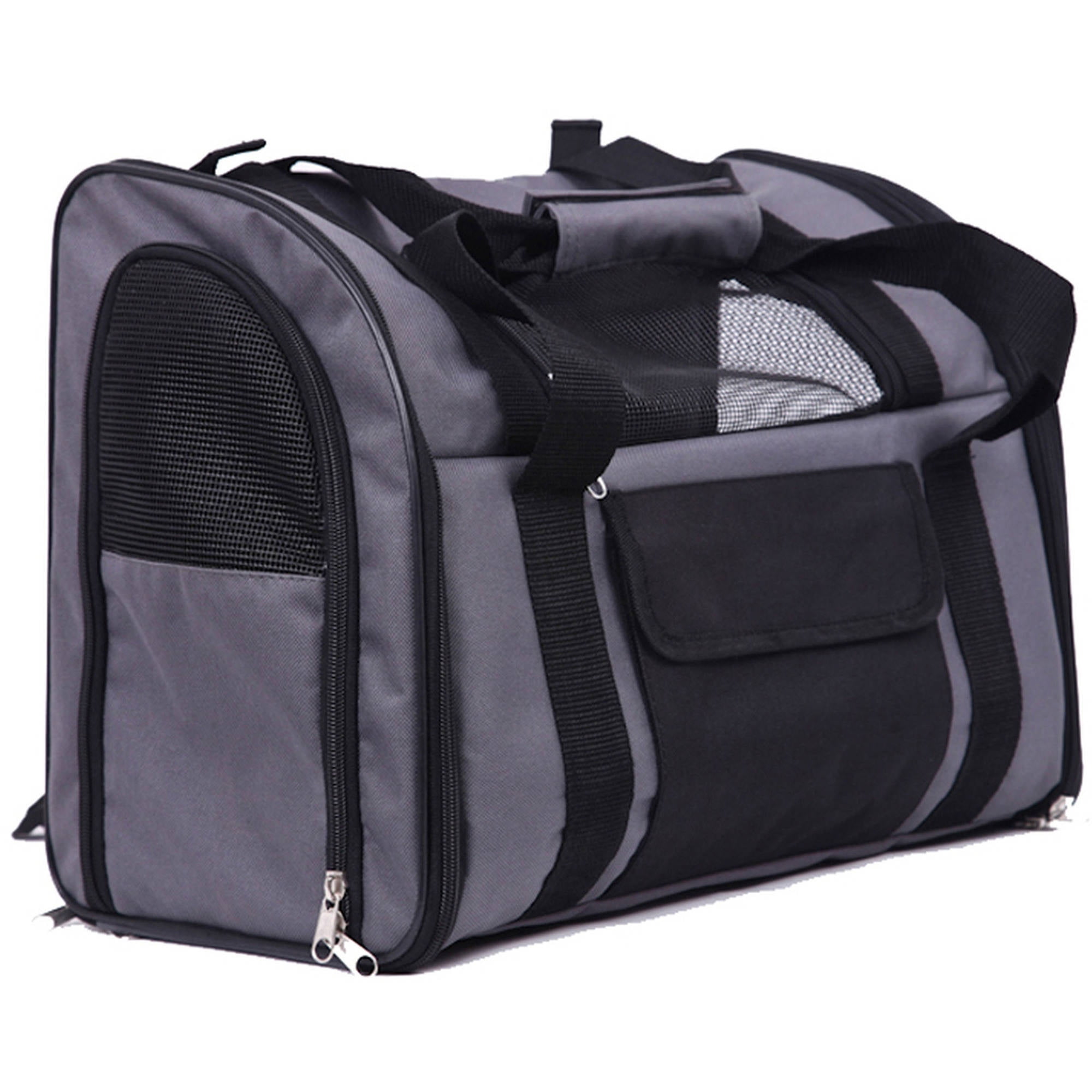Iconic Pet FurryGo Luxury Pet Travel Backpack/Carrier, Dark Grey