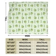 thumbnail image 3 of Kll Fleece Blanket Plush Throw Blanket Green Avocado,Soft Fuzzy Cozy Flannel Blanket For Couch Sofa Bed.(40"X30"), 3 of 9