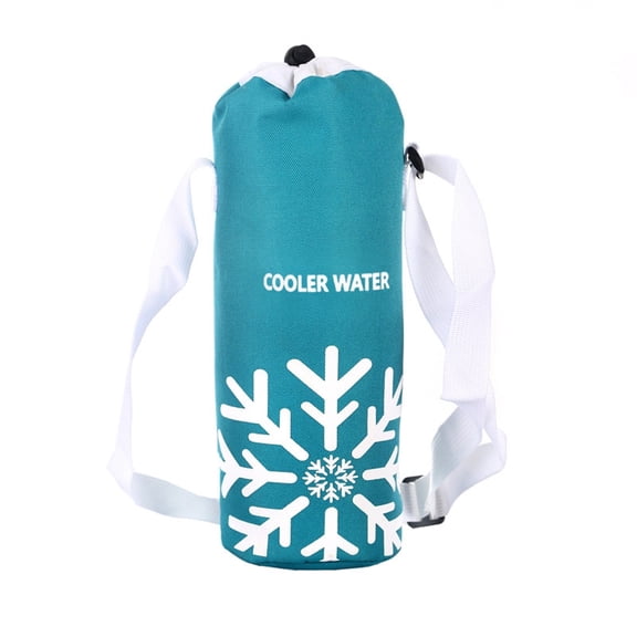 Cooler Bag Insulated Water Bottle Bag With Shoulder Strap Bottle Sleeve Cover Carry Bag Drink Tote Bag For Picnic Climbing