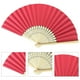 thumbnail image 4 of Abanico Mano Plegable Bolsillo Papel Bambú DIY para Fiesta Boda (brillante) Rojo, 4 of 5