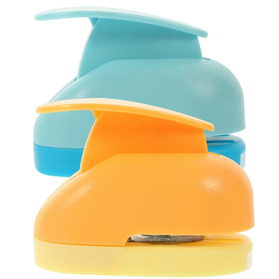 2 Pcs Paper Punch Shapes Moon Shaped Hole Scrapbook Student