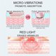 thumbnail image 2 of Dispositivo De Cuidado Facial Luz Roja Instrumento De Belleza Electrónico Máquina De Masaje Facial Vibrante De Alta Frecuencia Diseño De Puntos Convexos Para Mujeres Hogar Advancent CE003105-02, 2 of 7