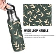 thumbnail image 4 of Yayeee 20oz Insulated Water Bottle Double Wall Stainless Steel with Flip Straw Lid, Green Leaves, 4 of 7