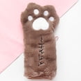 thumbnail image 4 of Estuche para lápices con forma de garra de gato de peluche, bolsa para lápices con forma de pata esponjosa, estuche para lápices, bolsa de almacenamiento de papelería para estudiantes y, 4 of 5