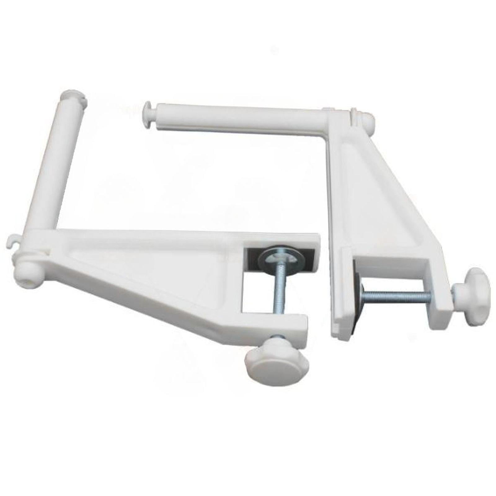 QccHieUs Table Tennis Net Post Set Ping Pong Clamp Net Quick Setup Professional Equipment White