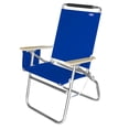 thumbnail image 1 of Copa Big Tycoon 4 Position Folding Aluminum Beach Lounge Chair, Blue, 1 of 4