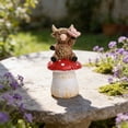 thumbnail image 4 of Resin Highland Cow Figurines 3.54 Inch, Highland Cows Decor for Farmhouse Table Kitchen Shelf, Spring Decor with Flowers, Small Animal Statues for Home Office, Gifts for Women, 4 of 6