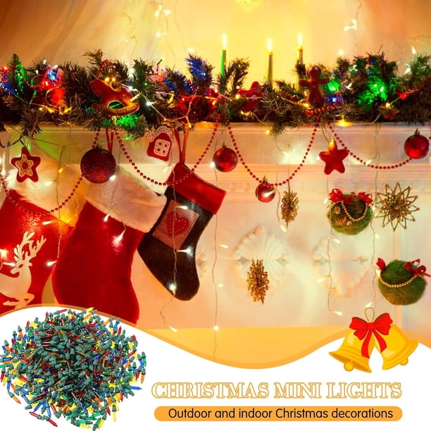 Mudder 360 Count 2.5V Christmas Mini Lights Replacement Bulbs Incand