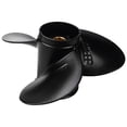 thumbnail image 4 of Outboard Propeller 58100-93723-019 For 8-20Hp 9 1/4 X 9 Aluminum Alloy 3 Blade Black 10 Spline Tooth R Rotation,1 x Outboard Propeller,Black, 4 of 5