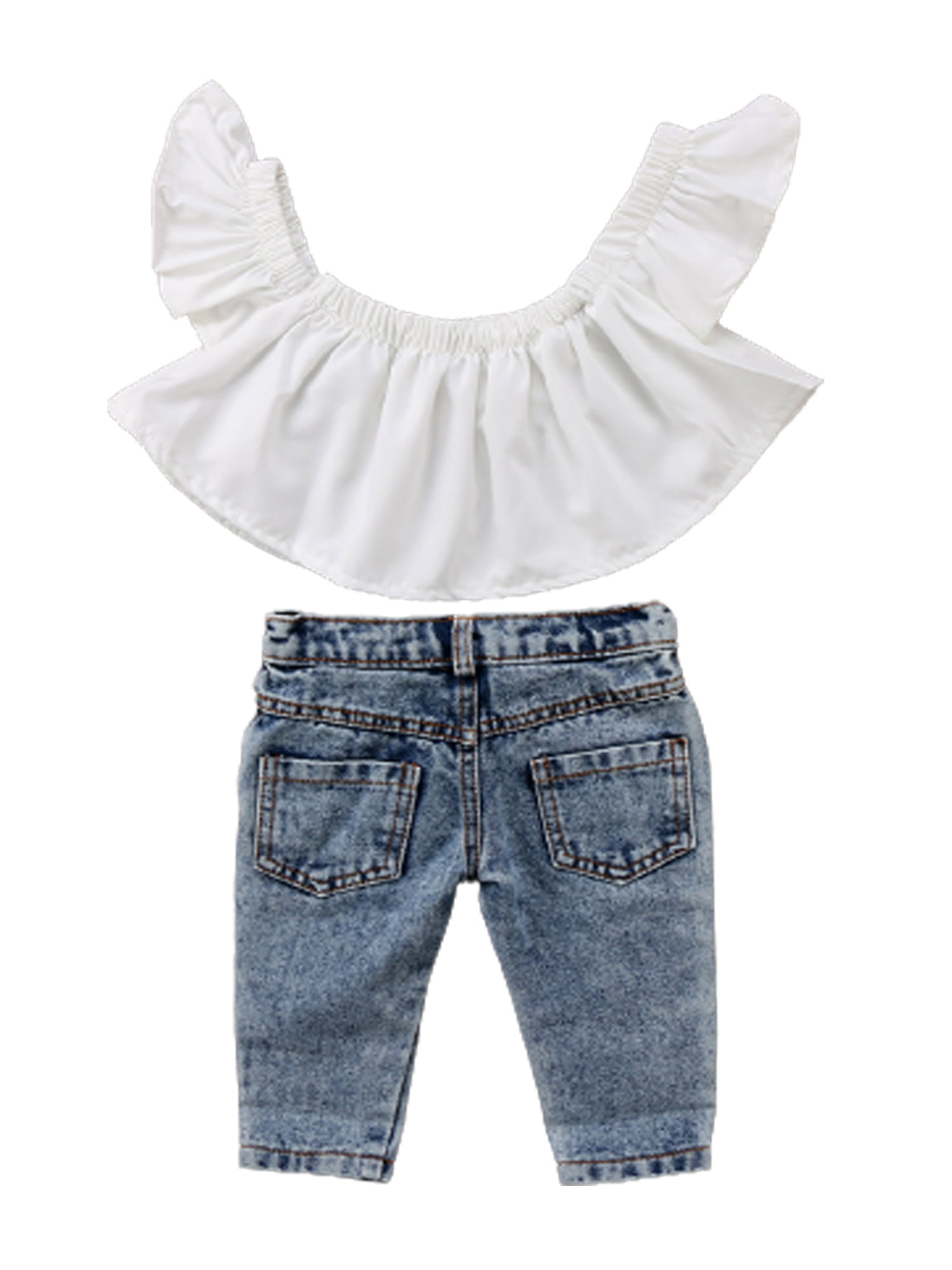 Moonker Infant Toddler Boy Girl Bird Pattern Romper Tops Floral Pants Outfits Clothes Set