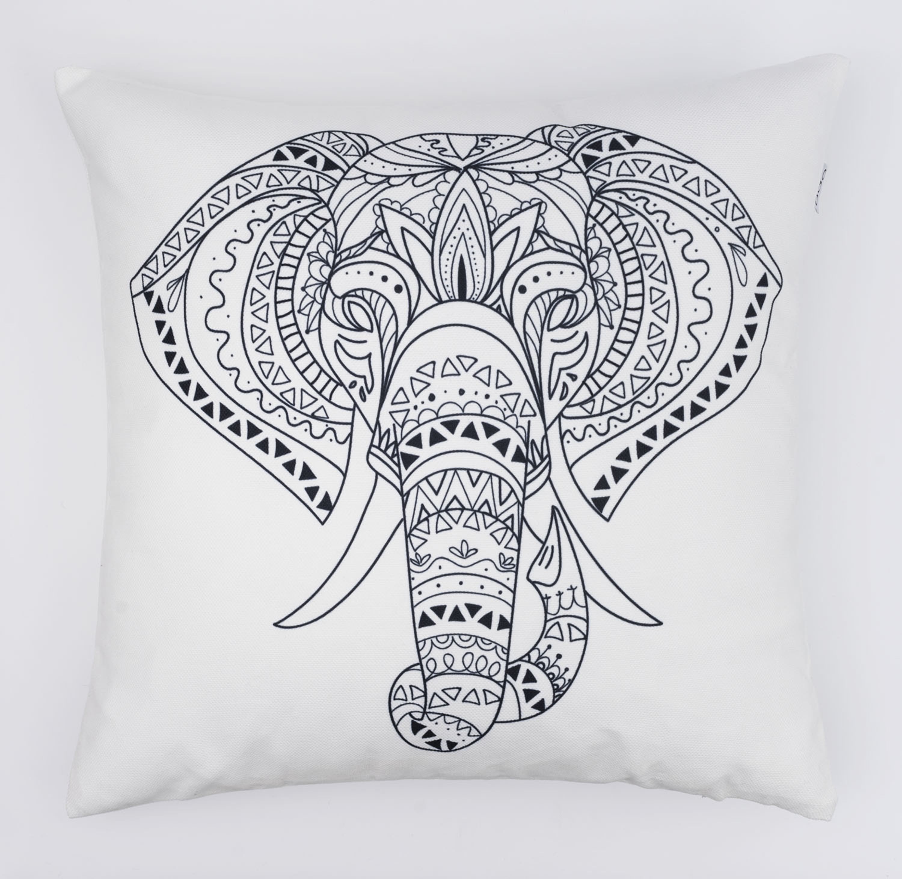 Ada Home Decor Elephant Contemporary Pillow