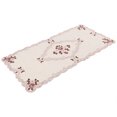 thumbnail image 2 of Graceful Tablecloth European Embroidery Table Cover Floral Table Runner Rectangle 60 x 120 cm, 2 of 8