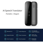 Language Translator Device Portable Foreign Language Real-Time 2-Way Translations, Supporting 72+ Languages for Travelling Learning Shopping Business Chat Recording Translations