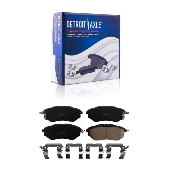 Detroit Axle - Front Brake Pads for Subaru Outback Legacy Forester B9 Tribeca WRX Ceramic Brake Pads w/ Hardware Replacement