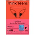 thumbnail image 3 of Thinx Teens Super Absorbency Cotton Bikini Period Underwear, Medium, Hologram, 3 of 8
